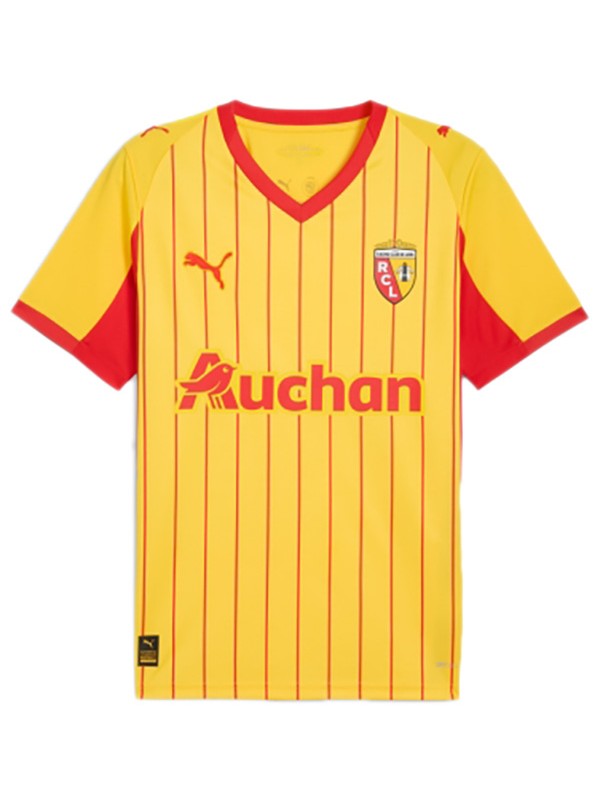 RC Lens maillot domicile uniforme de football adulte premier maillot de football sportswear pour hommes 2025-2026